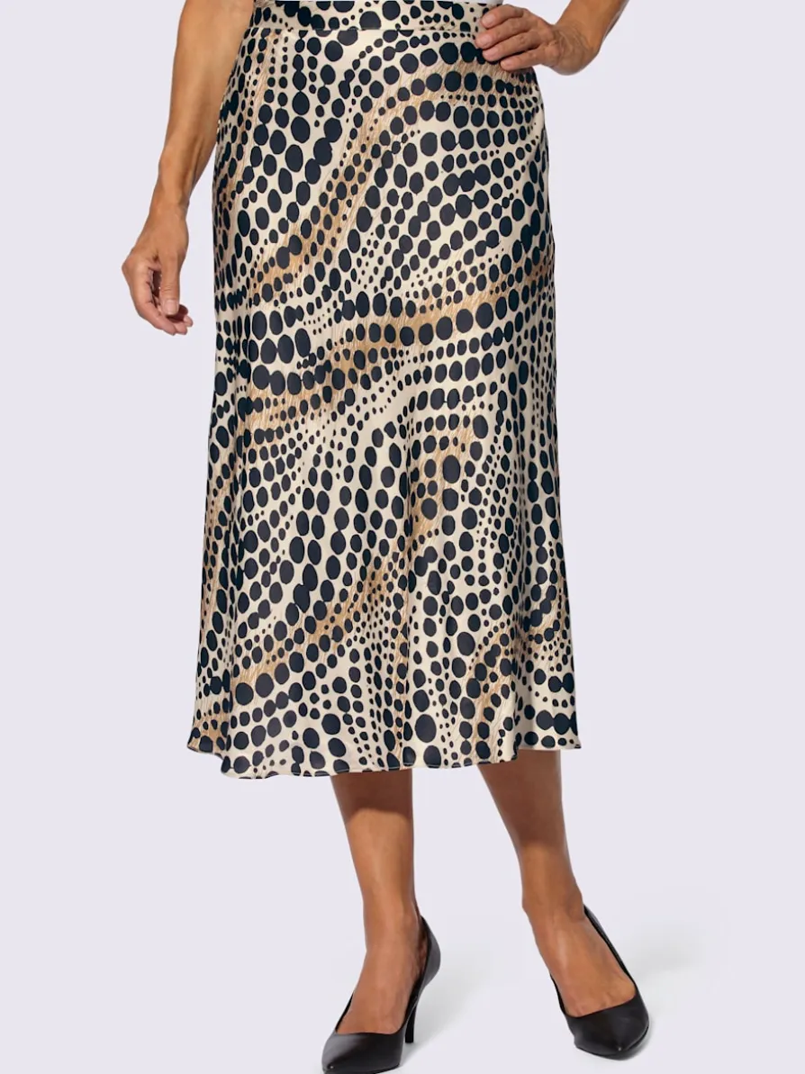 Jupe en satin qualité tissée