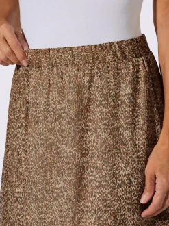Jupe évasée ceinture élastique confortable