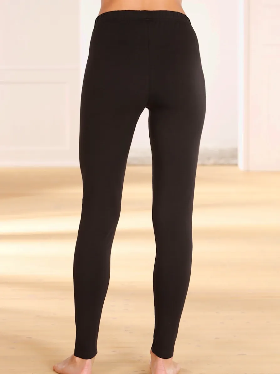 Legging femme uni ceinture élastique