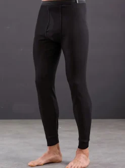 Legging long côtes fines