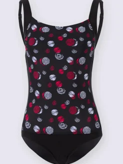 Maillot de bain une pièce avec détails graphiques