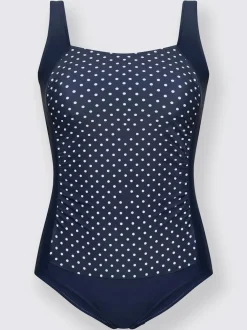 Maillot de bain une pièce encolure carrée