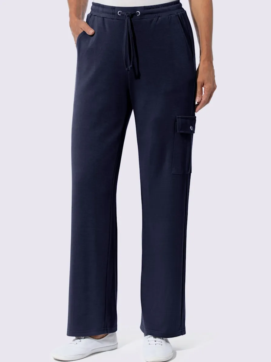 Pantalon cargo poches cargo à fermeture boutonnée