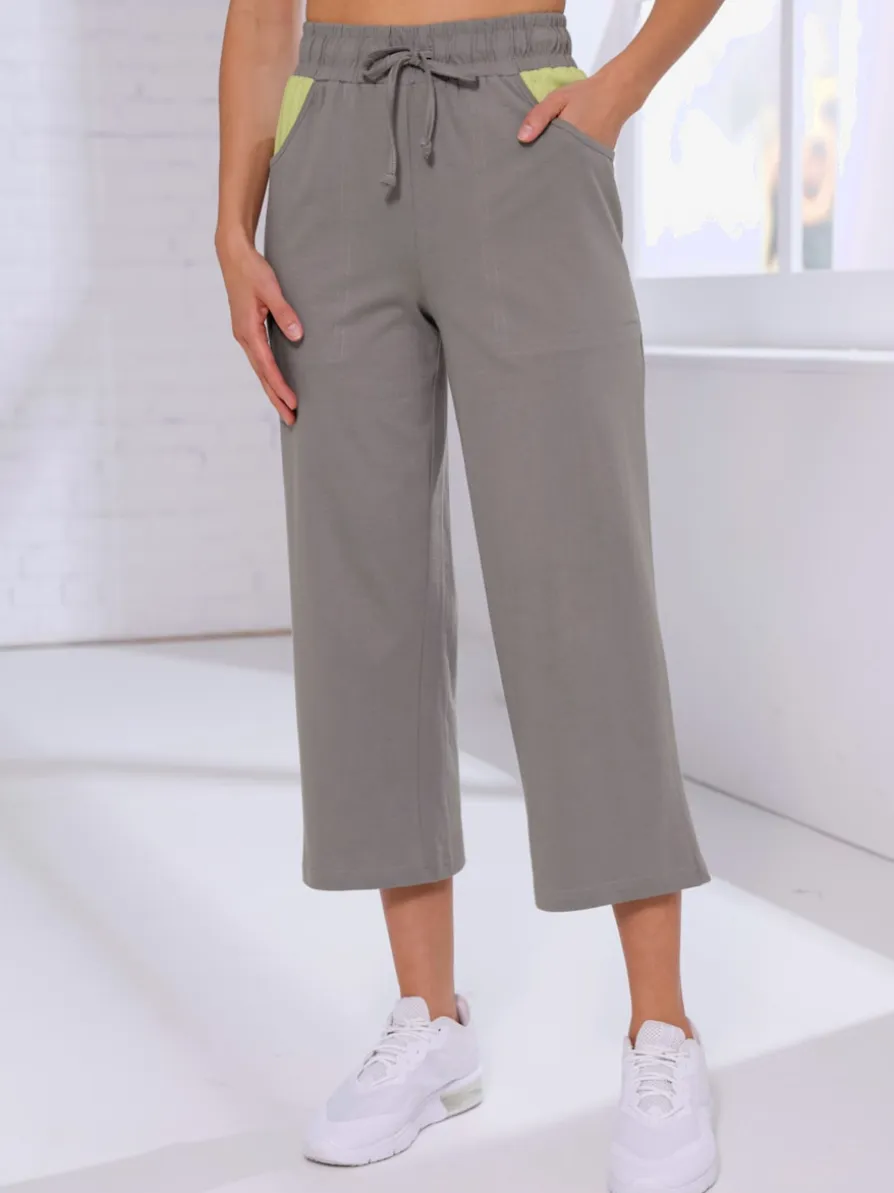 Pantalon 7/8 ceinture élastique confortable