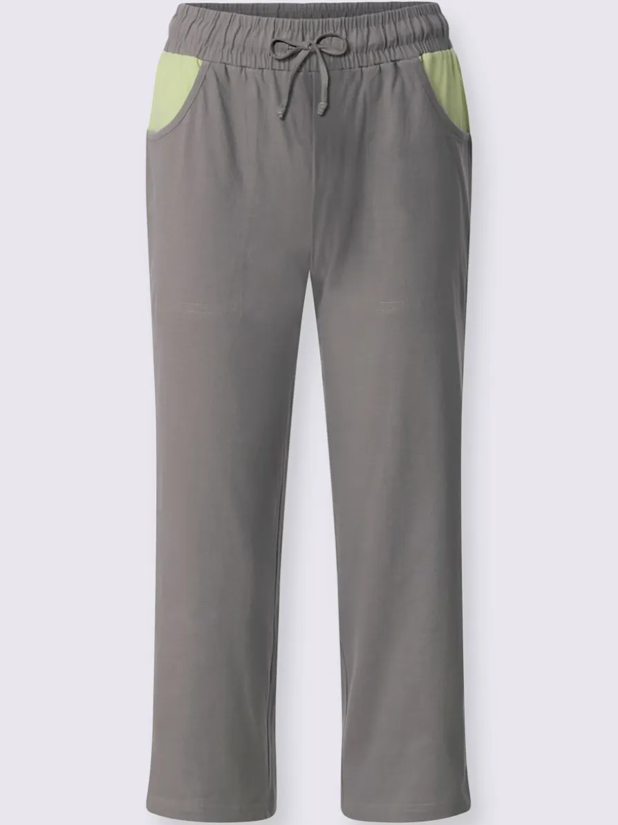 Pantalon 7/8 ceinture élastique confortable