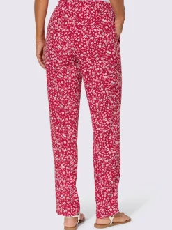 Pantalon ceinture élastique, coulisse et lien à nouer