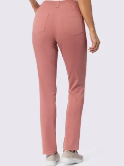Pantalon ceinture élastique côtelée