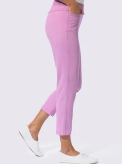 Pantalon 7/8 ceinture élastique côtelée