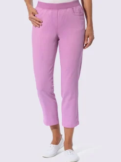 Pantalon 7/8 ceinture élastique côtelée