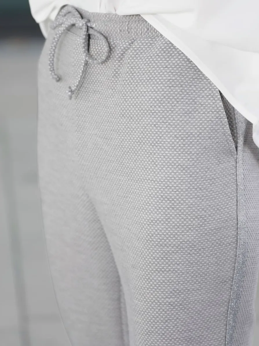 Pantalon ceinture élastique latérale et au dos