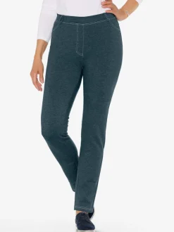 Pantalon ceinture élastique, passants