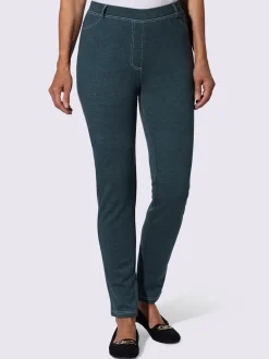 Pantalon ceinture élastique, passants