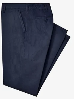 Pantalon confortable en coton, coupe élégante