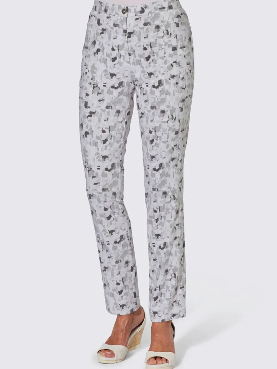Pantalon en bengaline aspect bengaline tendance