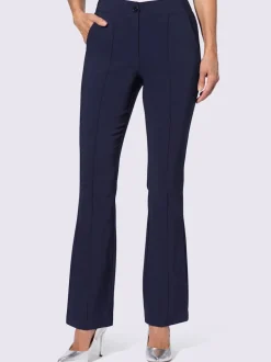 Pantalon en bengaline coupe parfaite grâce à l'élasthanne