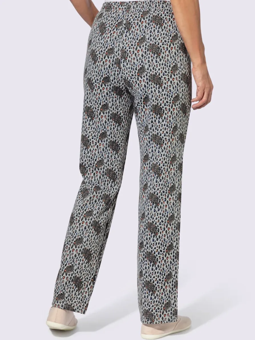 Pantalon en jersey ceinture élastique confortable