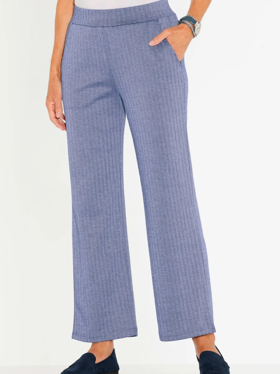 Pantalon en jersey coupe large mode