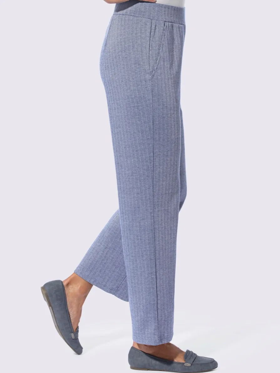 Pantalon en jersey coupe large mode
