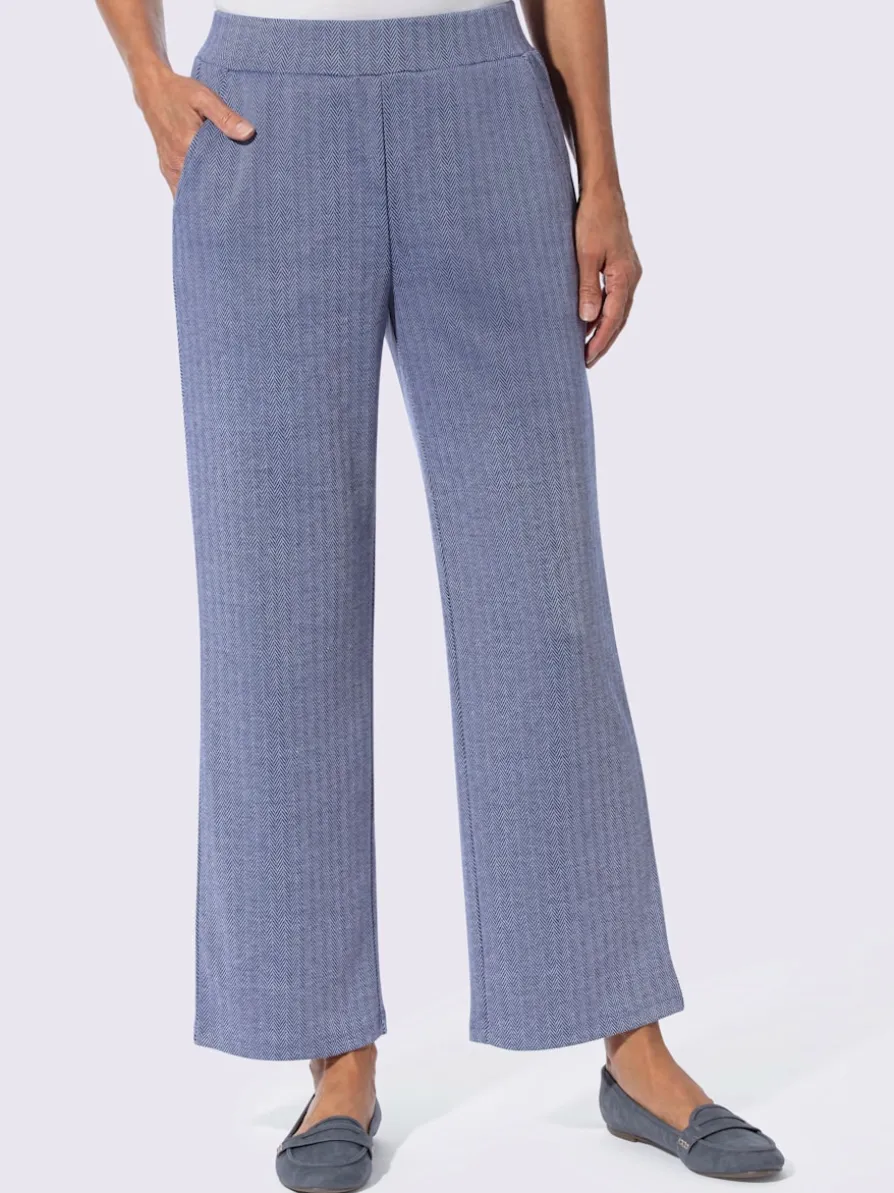 Pantalon en jersey coupe large mode