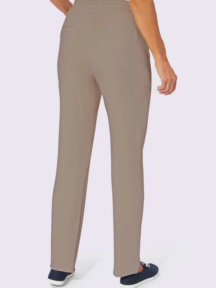 Pantalon en jersey poches avec fermeture à glissière pratiques