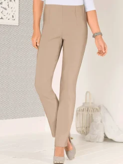 Pantalon extensible habillé avec ceinture élastique