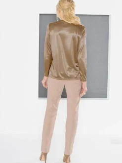 Pantalon extensible habillé avec ceinture élastique