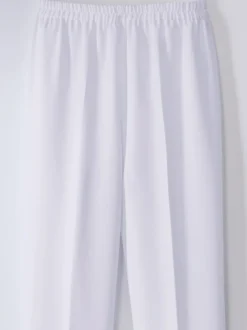 Pantalon féminin léger ceinture élastique cotés