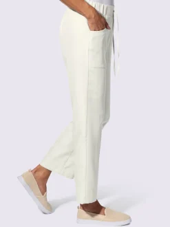 Pantalon imitation lin
