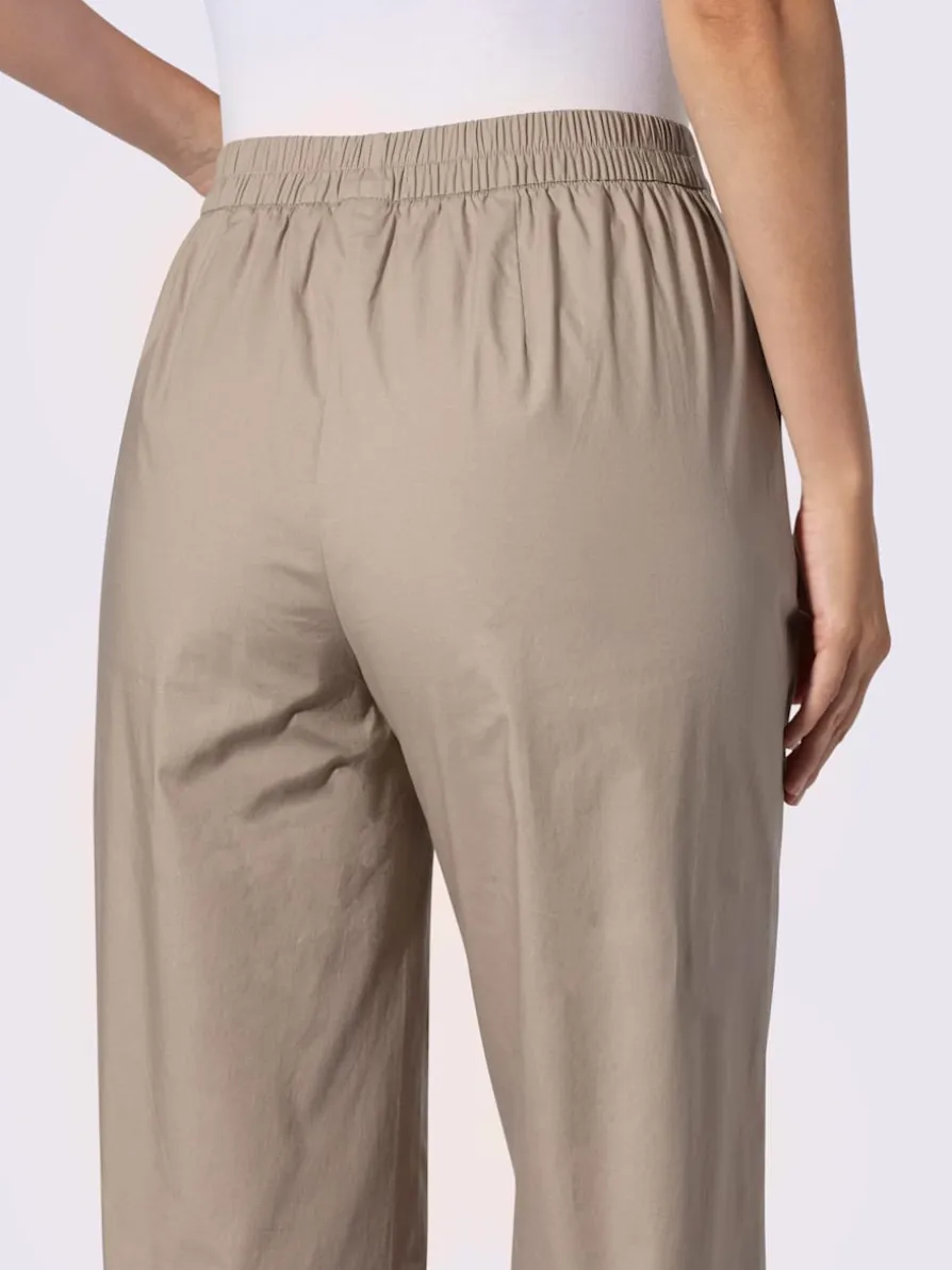 Pantalon jambes larges mode