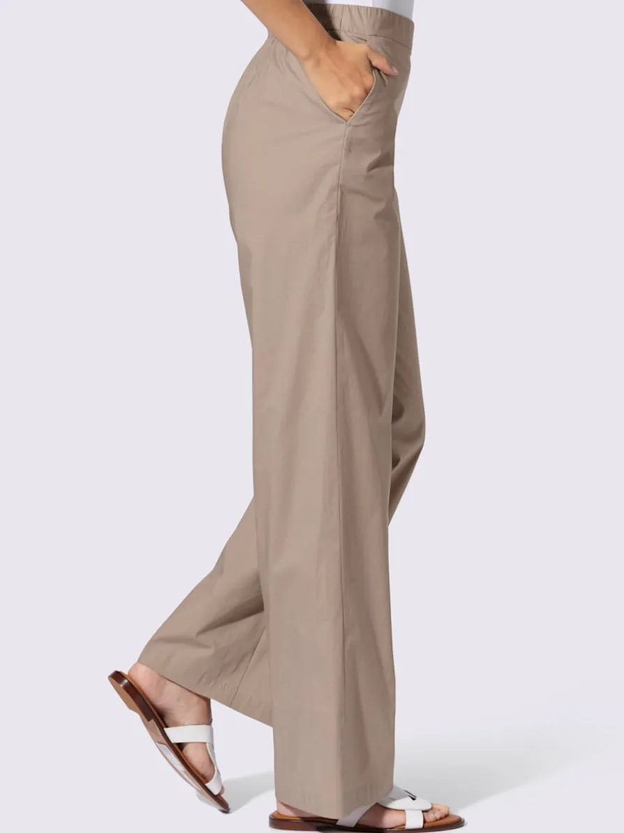 Pantalon jambes larges mode
