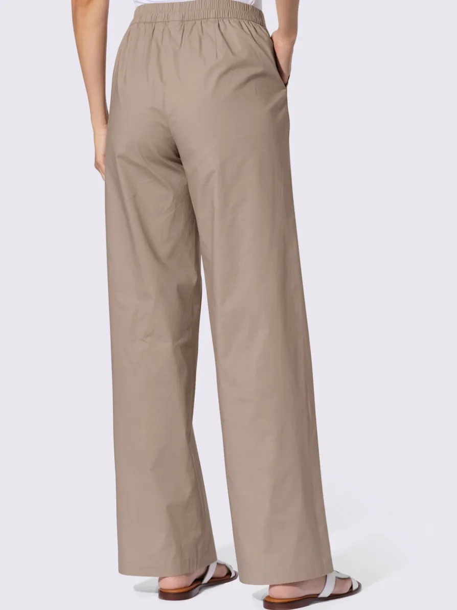 Pantalon jambes larges mode