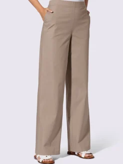 Pantalon jambes larges mode