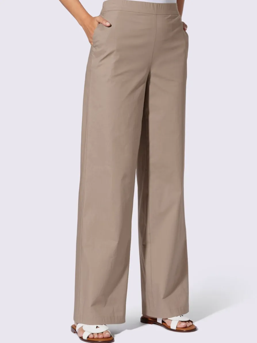 Pantalon jambes larges mode