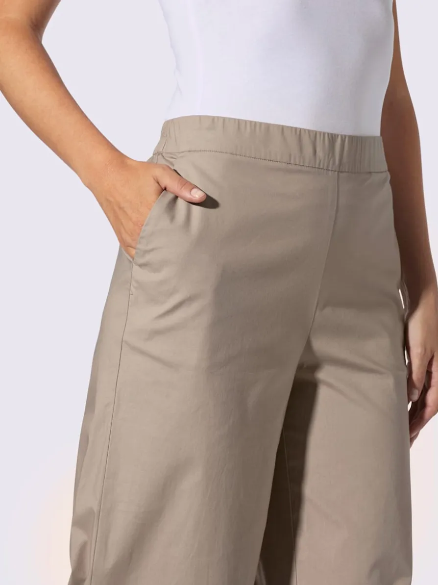 Pantalon jambes larges mode