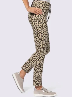 Pantalon joli motif léopard