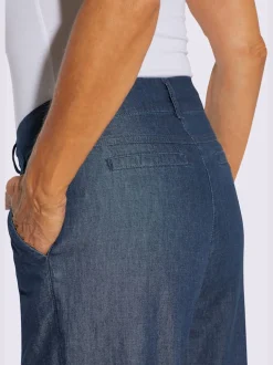 Pantalon large qualité jean légère et estivale