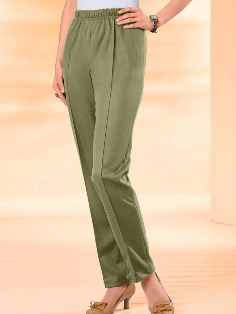 Pantalon élégant et confortable à plis