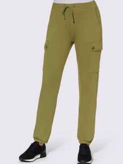 Pantalon sweat poches plaquées sur les côtés.
