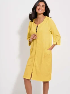 Peignoir éponge à fibres fines