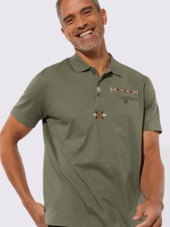 Polo avec broderie country