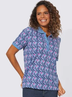 Polo détails contrastés