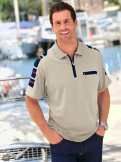 Polo finitions contrastantes