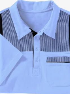 Polo homme tendance avec détails mode