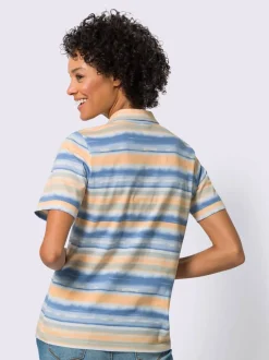 Polo joli motif à rayures