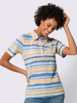 Polo joli motif à rayures