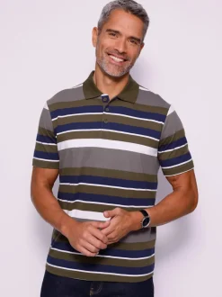 Polo joli motif à rayures