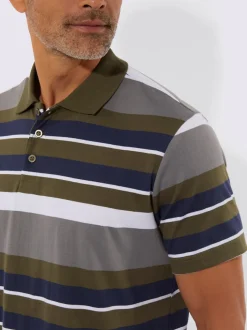 Polo joli motif à rayures