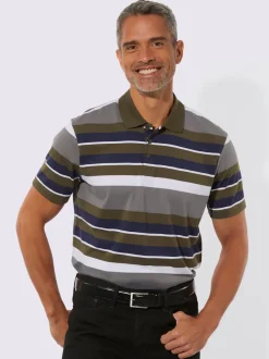 Polo joli motif à rayures