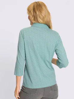 Polo manches 3/4 mode