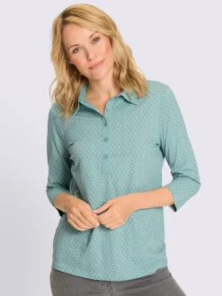 Polo manches 3/4 mode